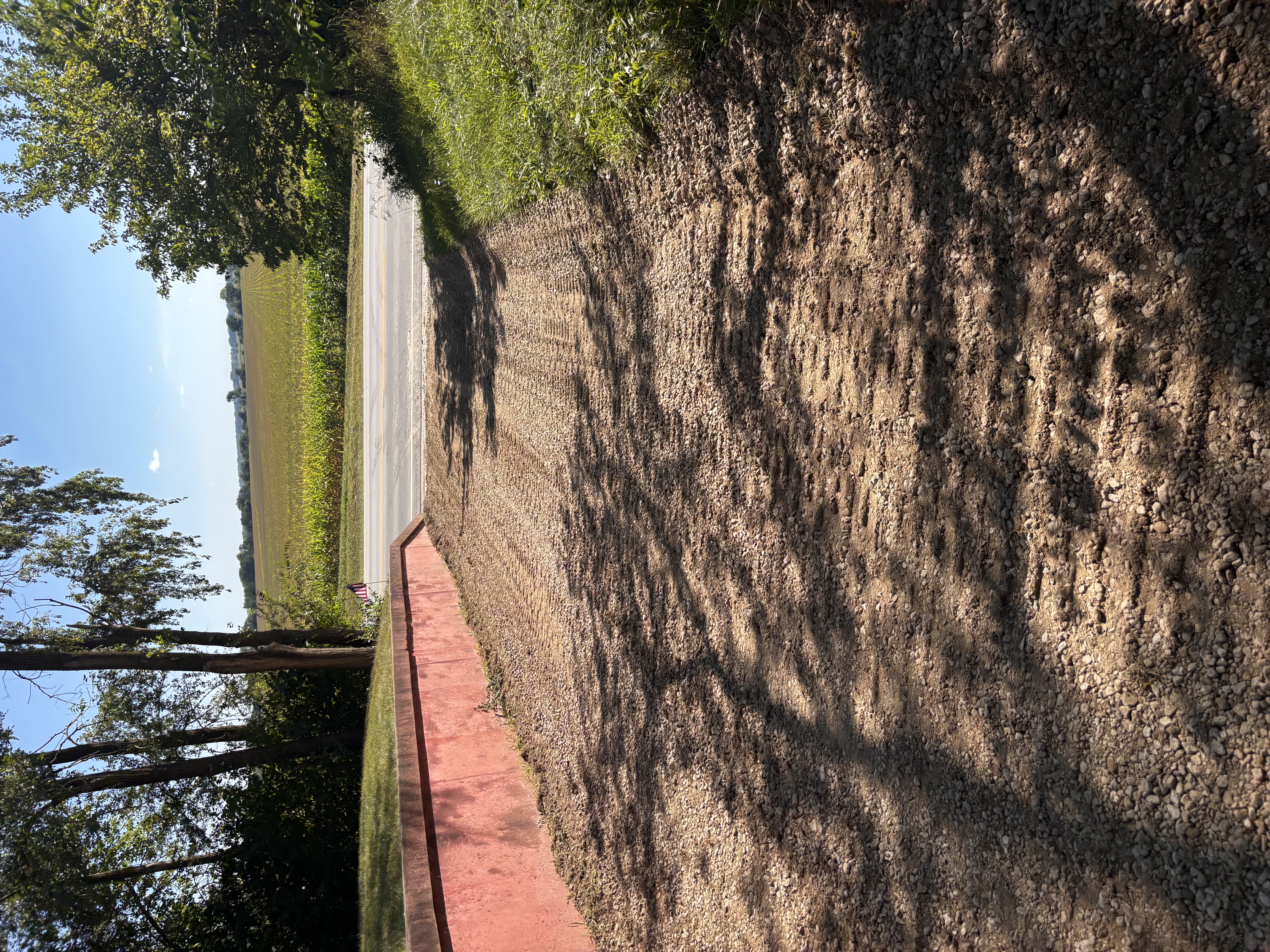 Same site after excavation and grading work